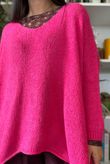 Big Softie Archie Slouch Knit Hot Pink